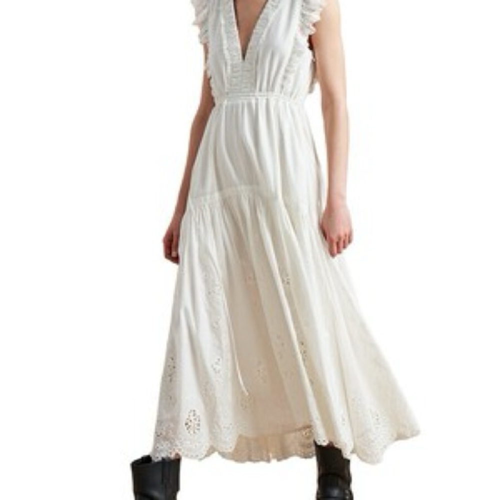 La Ligne pointelle dress